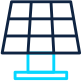 Solar panel icon
