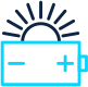 Solar power icon
